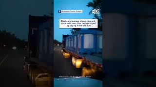 Dashcam footage shows moment truck rolls over after being clipped by big rig in hit-and-run Profile