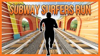 SUBWAY SURFERS RUN 🛹 INTERACTIVE IMMERSIVE Warm-Up #6 | Tunnel, Rails, Bridge Cardio Workout Full HD screenshot 3