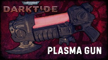Making a DARKTIDE Chaos PLASMA GUN - Cosplay Prop Weapon /w Free Template - Warhammer 40k