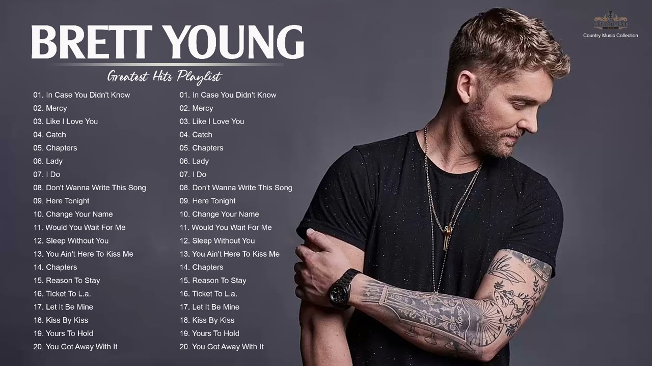 ⁣BrettYoung Greatest Hits Full Album - Best Songs Of BrettYoung Playlist 2022