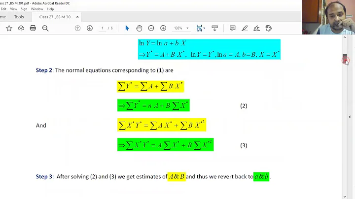 Curve Fitting (Exponential, Power and Logarithmic)