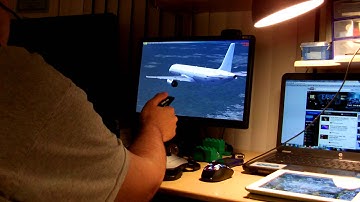 Flight Setup Demo Flight With FSX: Default Airbus A321 To Atlanta - Descent