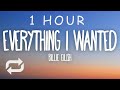 [1 HOUR 🕐 ] Billie Eilish - everything i wanted (Lyrics)