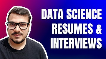 Tips for data science resumes & interviews with Krish Naik