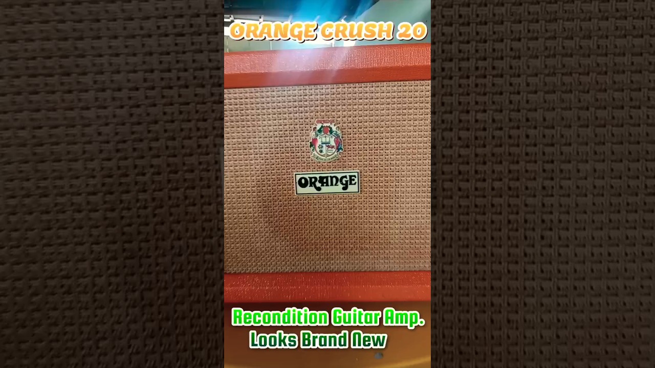 ORANGE Crush 20 Guitar Amp. Recondition #share #repair #orange