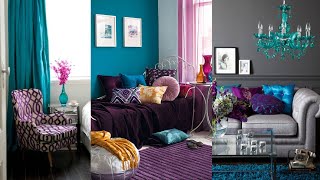 Decorating With Turquoise and Purple. Turquoise and Purple Inspiration Ideas.
