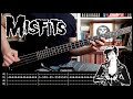 Misfits  attitude bass cover with tabs  lyrics