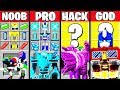 Minecraft Battle: SUPER ROBOT CRAFTING CHALLENGE - NOOB vs PRO vs HACKER vs GOD ~ Funny Animation