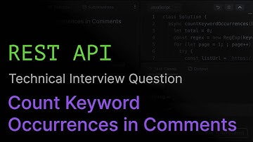 Tel trefwoorden in reacties | REST API-coderingsinterviewuitdaging