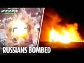 War jets BOMB Russian positions in Ukrainian forest &amp; Putin's sanctioned tanker burns in drone hit