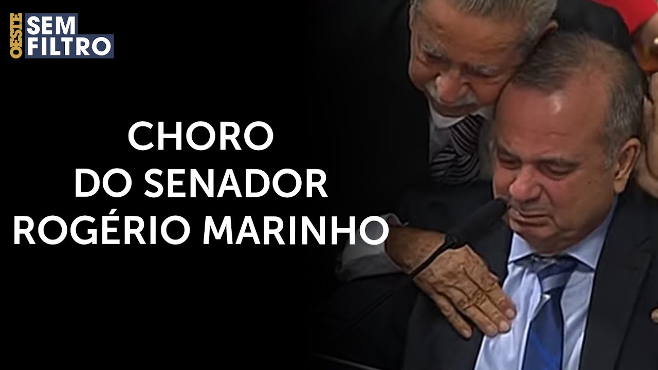Emocionante: Rogério Marinho chora ao falar dos presos do 8 de janeiro | #osf