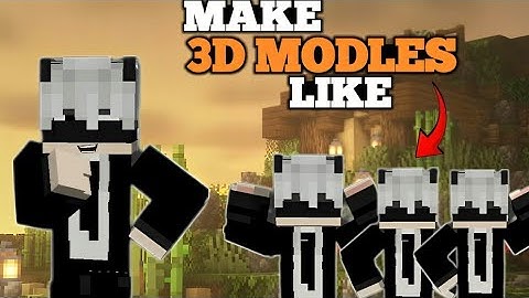 Minecraft Character Modelling is EASY! 🤯 in Prisma 3D Full Tutorial in Hindi