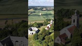 St Lawrence’s Church and Dashwood Mausoleum | West Wycombe #drone #djiair3s #church