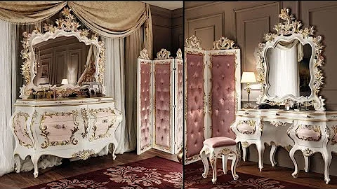 luxurious furniture new design dressers and dressing table for your royal bedroom unique designs