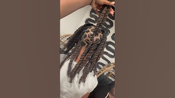 Retwist & 2 Strand Twist Tutorial 🔥 #locs #locjourney #locstyles