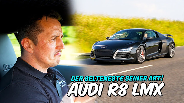 Viel Geld für einen alten Audi! R8 LMX 1 von 99 ! Lohnt sich das????