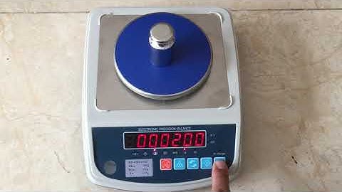 Cân kỹ thuật KD-TBED 300g / 0,01g  - Hướng dẫn calib cân KD-TBED