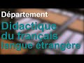 Didactique du franais langue trangre