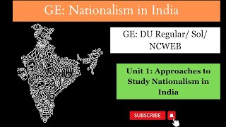 Nationalism in Indian|| Unit 1|| Detailed explanation with background and notes
