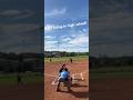 Hitting a home run last at bat in high school!  #softball #team #highschoolsports
