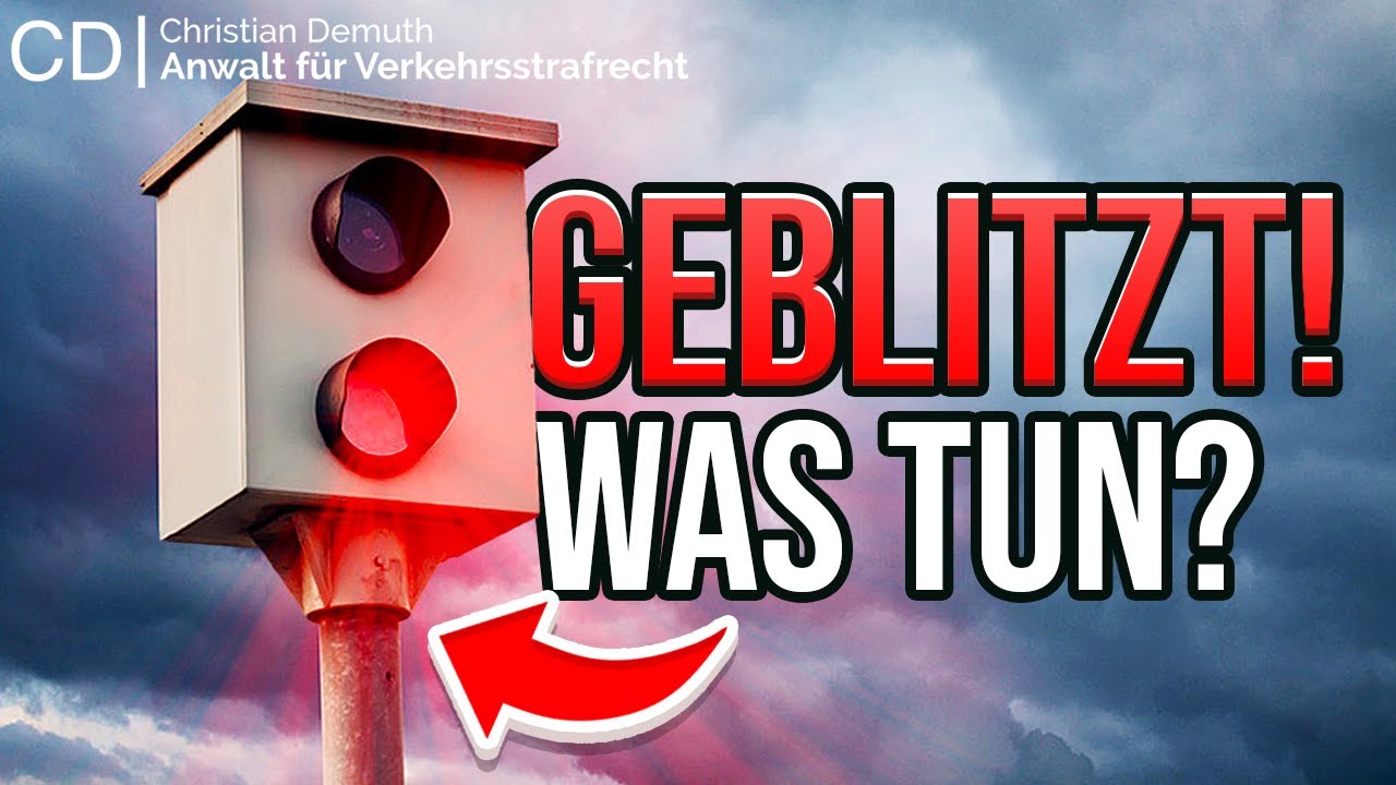 Was Passiert Wenn Man 2 Mal Hintereinander Geblitzt Wird Geblitzt: Was kann ich machen, wenn ich geblitzt wurde? - YouTube