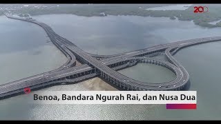 Indahnya Tol Bali Mandara Dilihat dari Atas, Terapung di Selat Bali