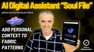 Add Your Personal Context to Fabric: Early Glimpse of AI "Soul File"? #AI #unsupervisedlearning