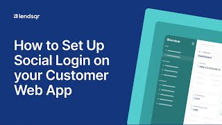 How to Set Up Social Login on your Customer Web App