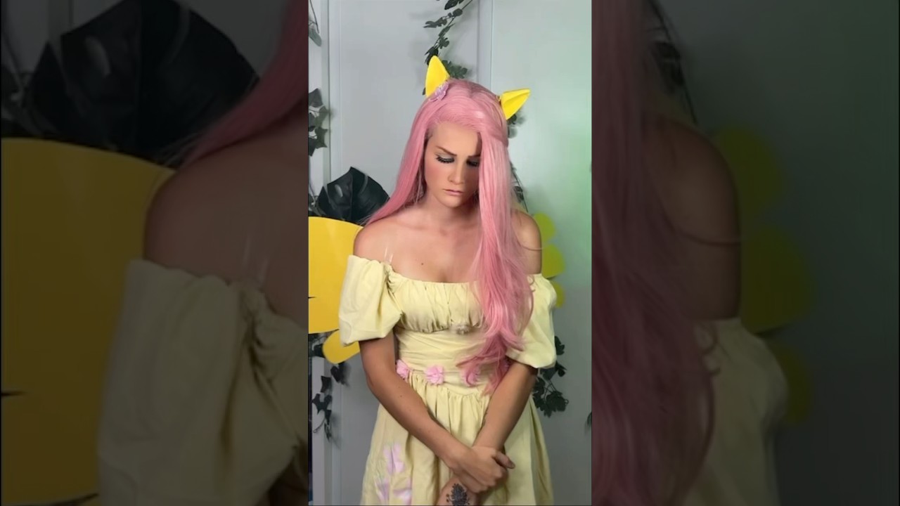 I love Fluttershy and Rainbow Dash ! #mlp #cosplay