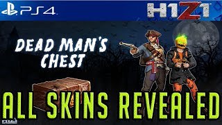 H1Z1 PS4: ALL HALLOWEEN EVENT SKINS, WEAPONS AND EMOTES! FIRST LOOK! #H1Z1PS4 #H1Z1