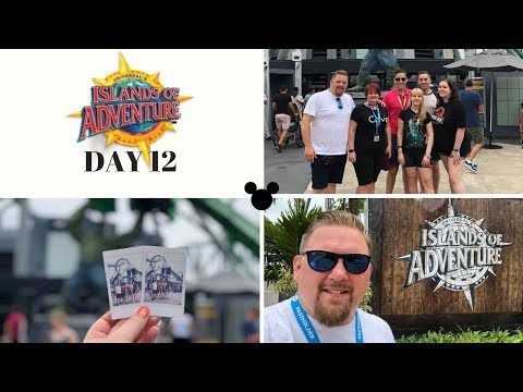 Walt Disney World 2018 - Day 12 - Islands of adventure vlog