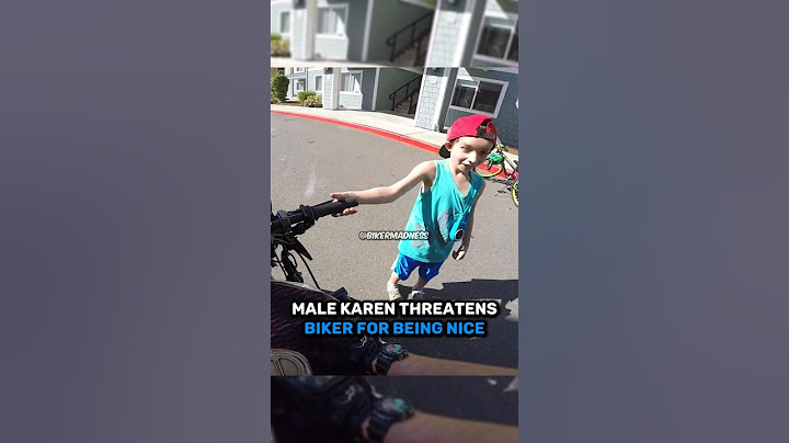Male Karen Threatens Biker For Making Kids Happy  😲