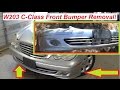 Mercedes W203 Front Bumper Removal And Replacement C230 C320 C180 C200 C160 C220 C270
