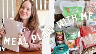 MEAL PLAN WITH ME + Grocery Haul | How I Meal Plan for the Week