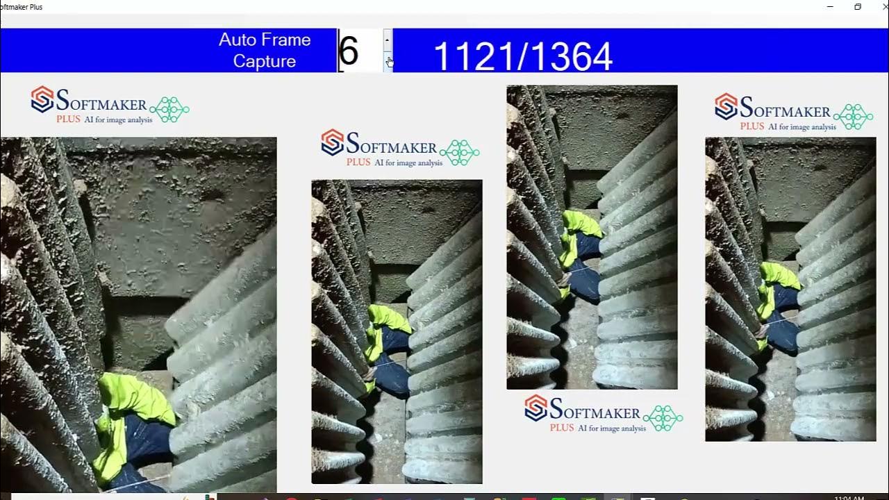 Get video frame by frame take a screenshot to AI image YouTube