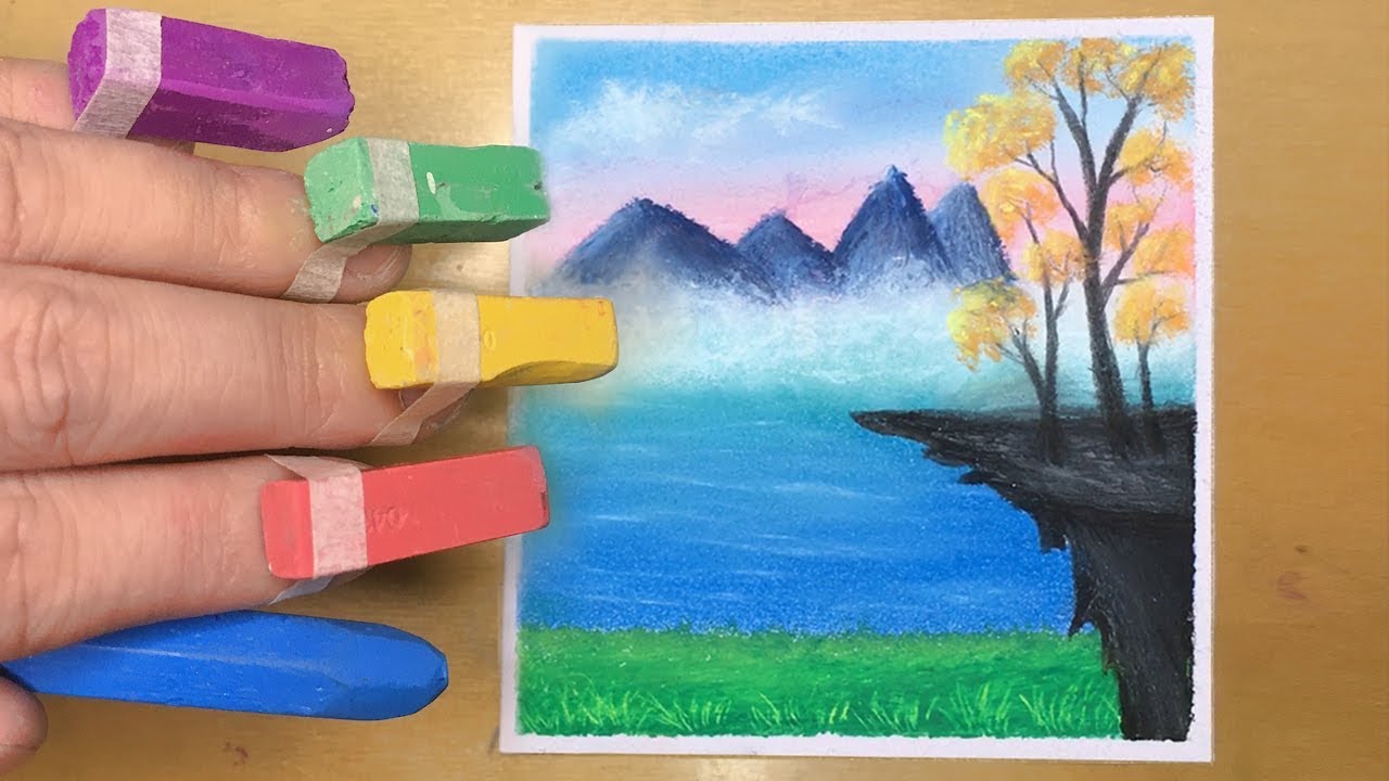 The smARTteacher Resource: chalk pastel landscape drawings