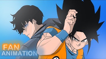 JinWoo vs Goku | Fan animation