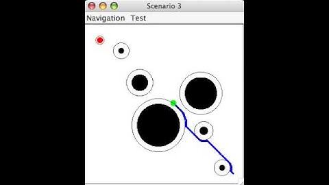 Potential fields simulation for motion obstacle avoidance