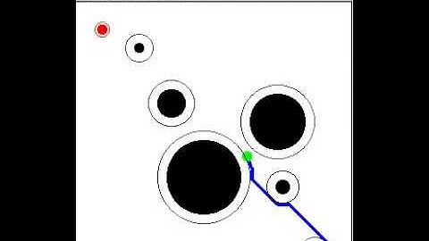 Potential fields simulation for motion obstacle avoidance