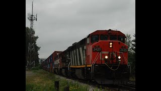 OLD SCHOOL! CN 2425 East, Q108 Highballs Fort Langley BC. 2019/7/7.