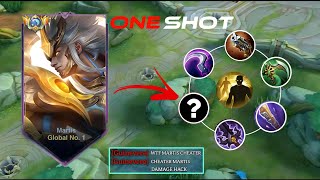 MARTIS BEST BROKEN ONE SHOT BUILD😰 | GLOBAL NO.1 RANKING | DESTROYING IMMORTAL PLAYERS | 2 MANIAC
