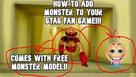 HOW TO ADD HORROR TO YOUR GORILLA TAG FAN GAME (monster model included)