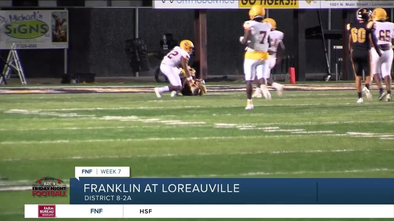 FNF 2023 Week 7 Franklin vs Loreauville YouTube