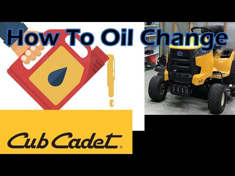 Video: Watter soort olie neem 'n Cub Cadet xt1?