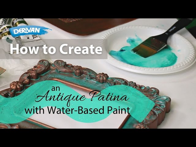 DIY Patina Faux Finish with Paint - Artsy Chicks Rule®
