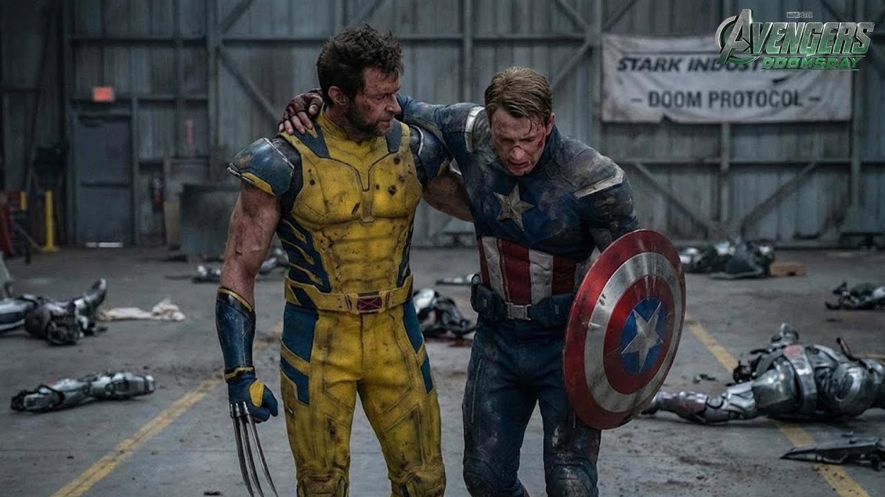 Росомаха спасает Стива Роджерса от уничтожения Доктором Думом Старком.