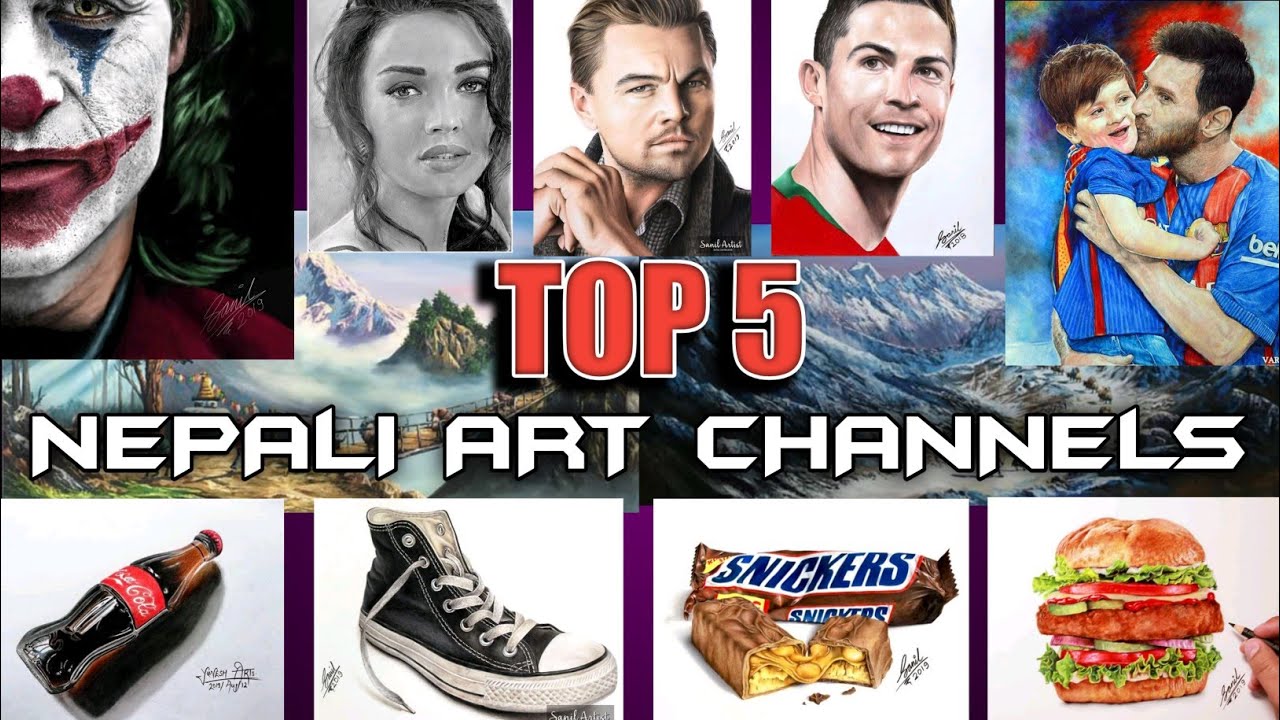 Top 5 Nepali Art Channels on YouTube || Most Subscribed