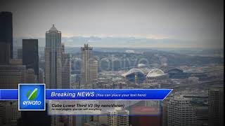 Cube Lower Third V.3 | After Effects Template | Elements