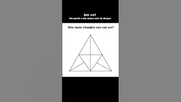 How many triangles you can see? #fypシ #shorts #shortsfeed #shortvideo #braingames