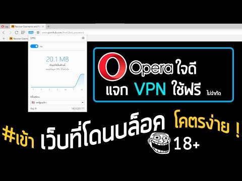 วิธีเข้าเว็บที่โดนบล็อค(18+) โคตรง่าย! ด้วยเบราเซอร์ Opera